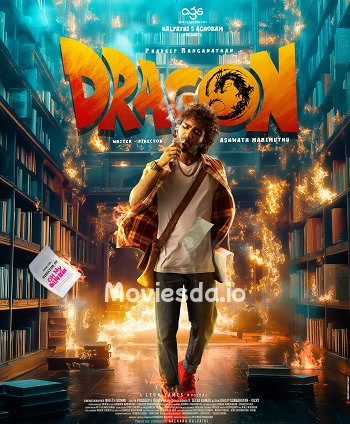 Dragon (2025) - Tamil Movie Poster